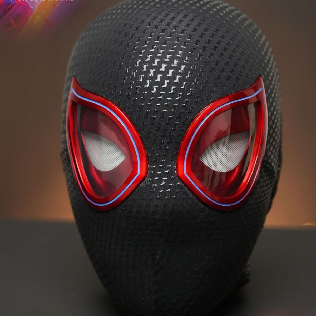 Sci-Fi Electric Blink Head Mask with Movable Light-Up Eyes | Remote Control Cosplay Full Head Helmet for Halloween Party