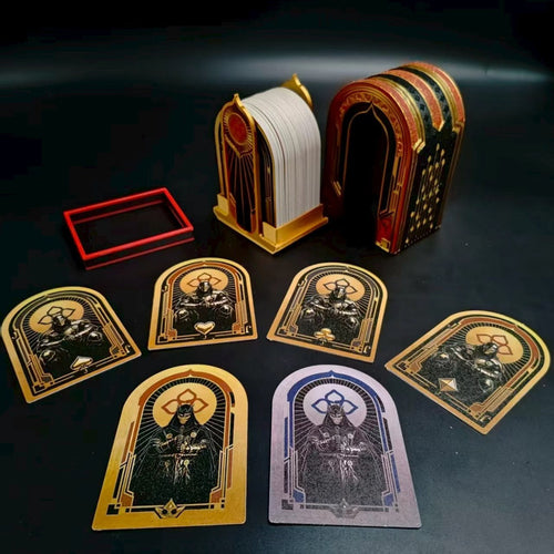 3D Printed Card Storage Box, PLA Material, Action Game Style Deck Holder for Playing Cards, Collectible Card Organizer
