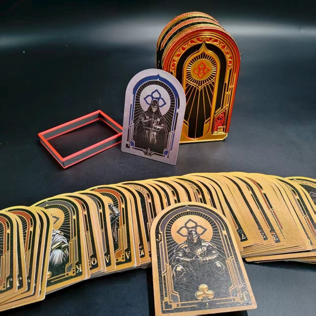 3D Printed Card Storage Box, PLA Material, Action Game Style Deck Holder for Playing Cards, Collectible Card Organizer