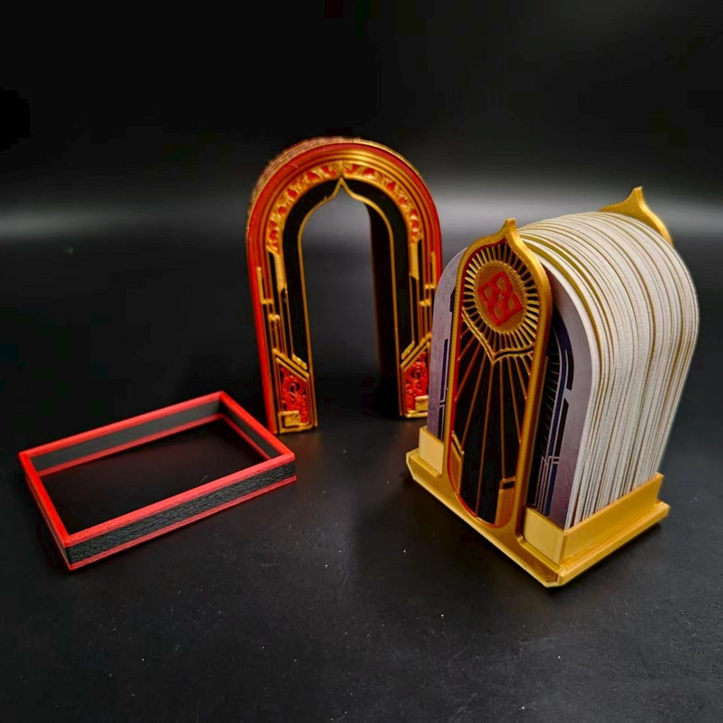 3D Printed Card Storage Box, PLA Material, Action Game Style Deck Holder for Playing Cards, Collectible Card Organizer