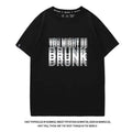 YOU MIGHT BE Graphic Print 100% Cotton Crew Neck T-Shirt | Unisex Summer Funny Abstract Loose Casual Tee